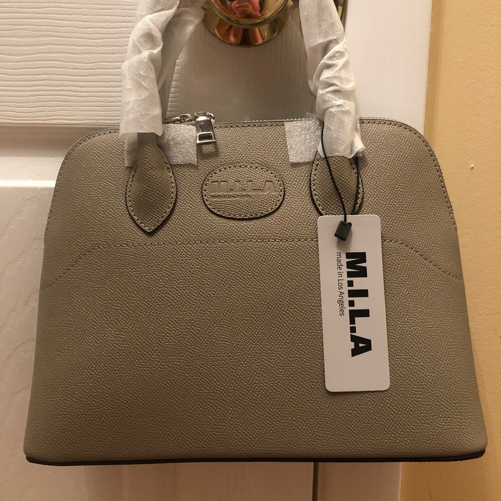 Mila Audrey Grey Purse